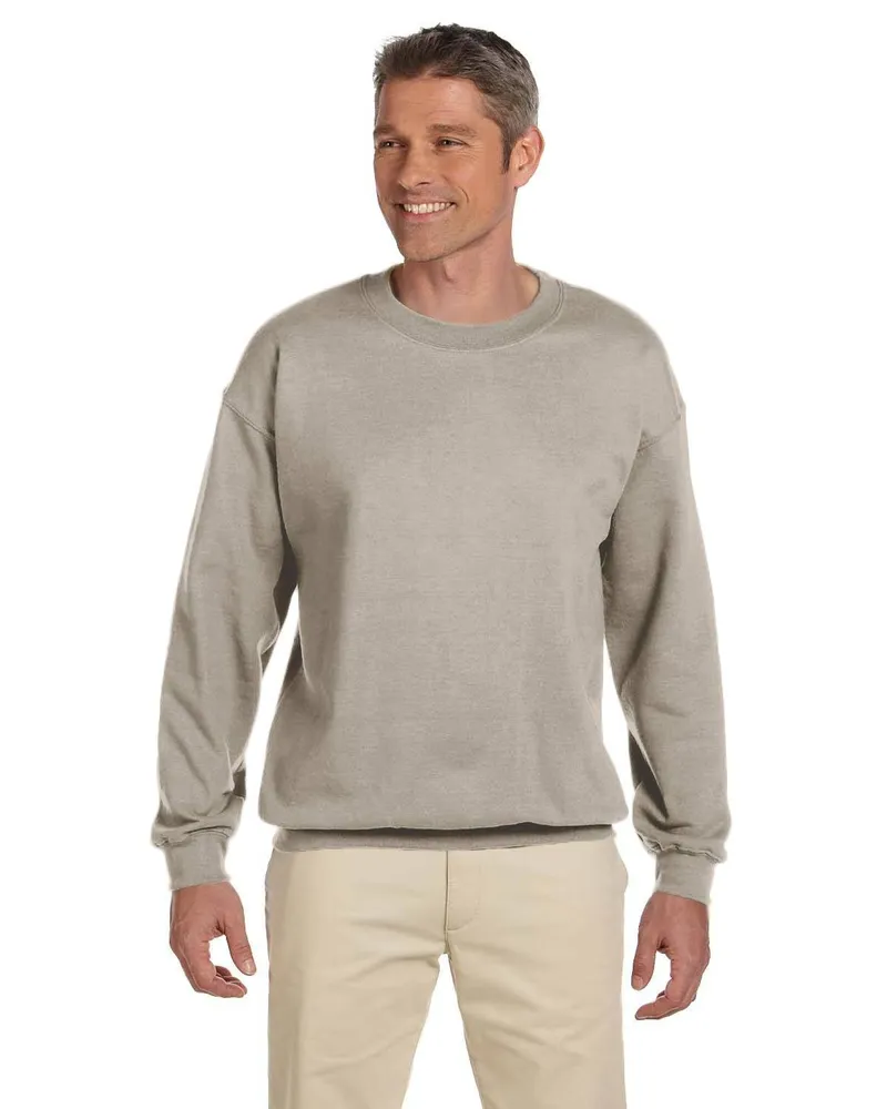 Gildan Adult Heavy Blend 50/50 Fleece Crew G180 in Sand
