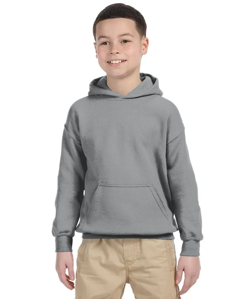 Gildan Youth Hoodie G185B in Sport Grey