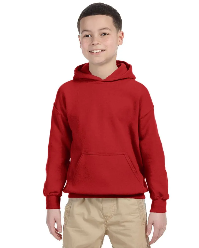 Gildan Youth Hoodie G185B in Red