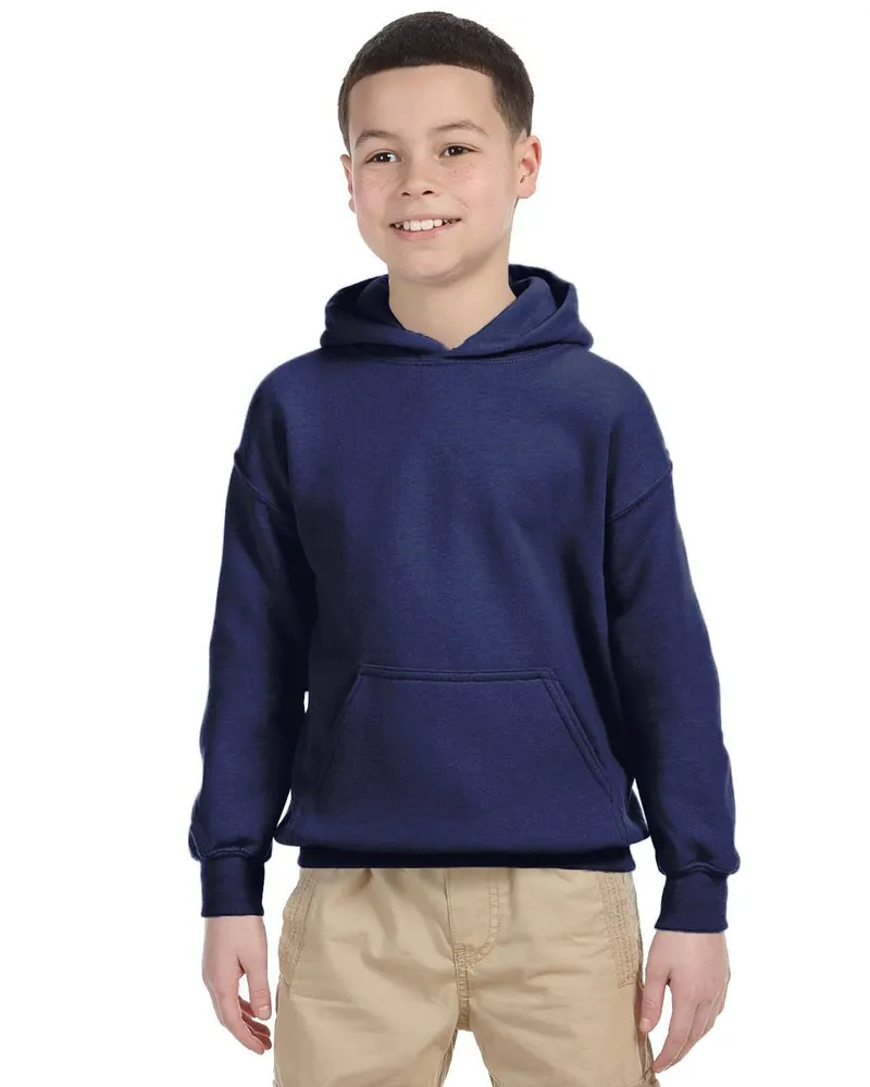 Gildan Youth Hoodie G185B in Navy