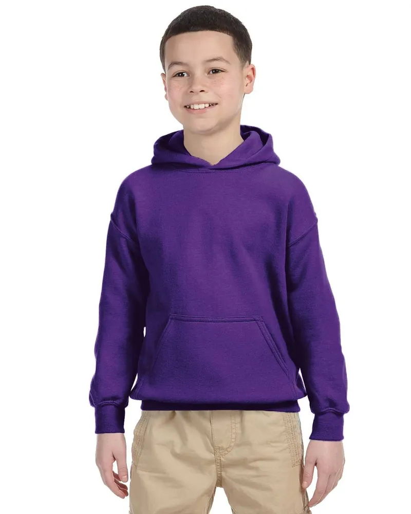 Gildan Youth Hoodie G185B in Purple