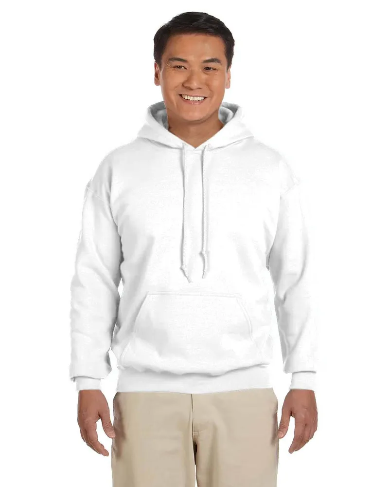 Gildan Adult Heavy Blend 50/50 Hood G185 in White