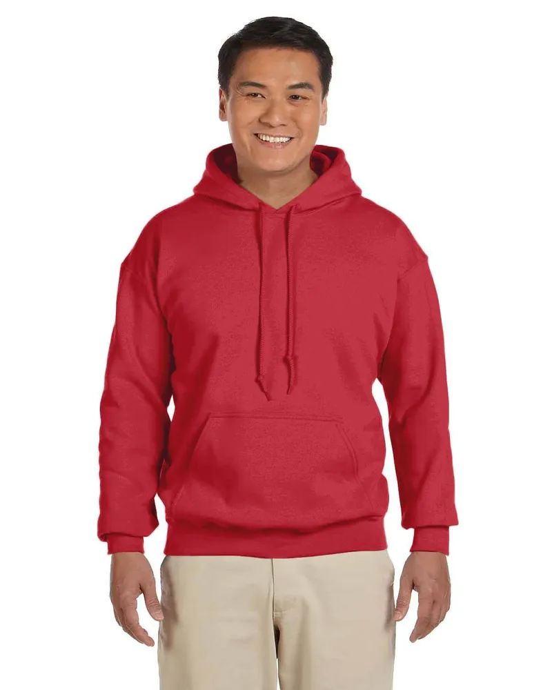 Gildan Adult Heavy Blend 50/50 Hood G185 in Cardinal Red
