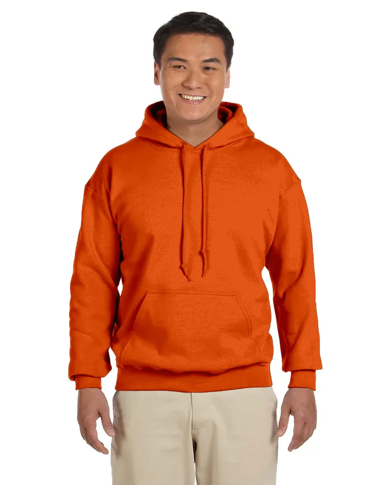 Gildan Adult Heavy Blend 50/50 Hood G185 in Orange