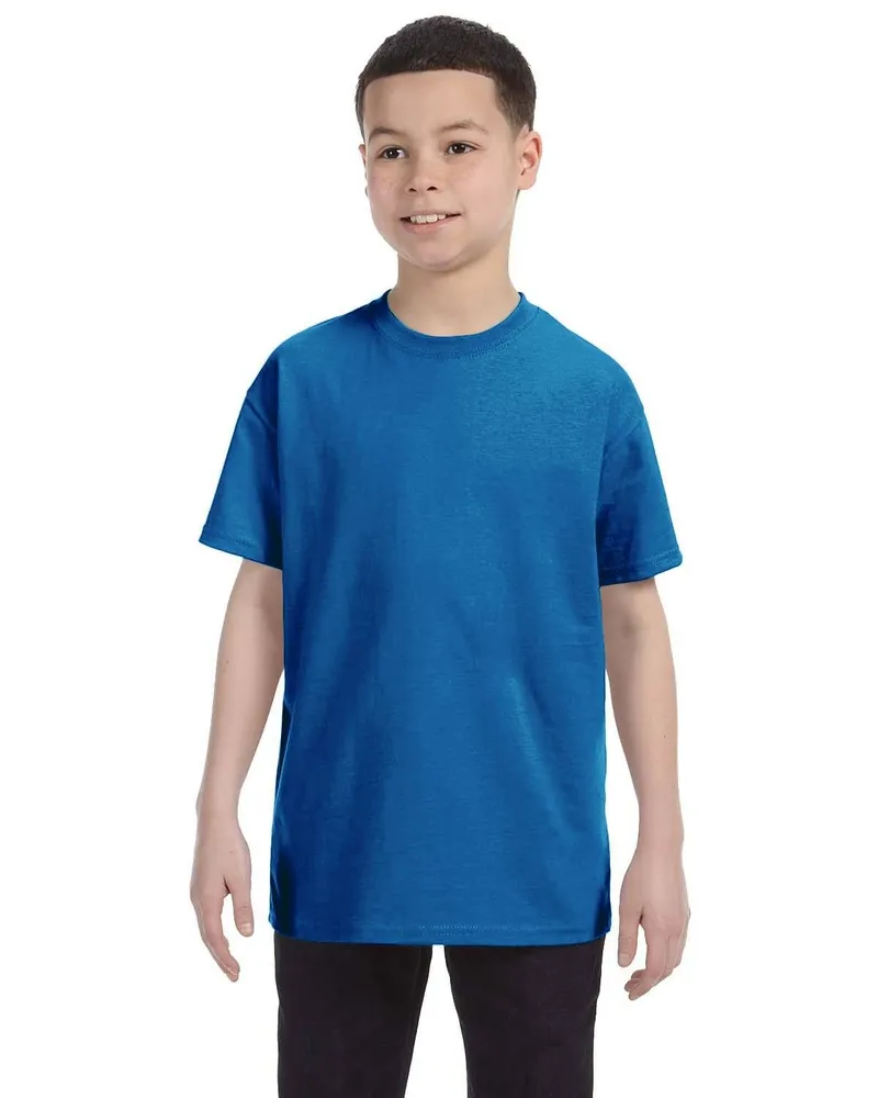 Gildan Youth Heavy Cotton T-Shirt G500B in Sapphire